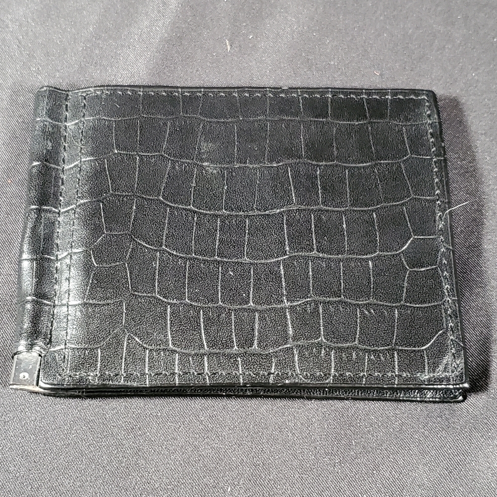Black Leather CC Wallet